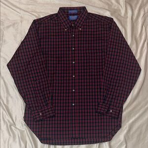 Pendleton wool Men's Red and green Checkered Shirt